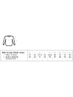 B&C ID.332 Crew Unisex mikina 01.I332 orange B&C ID.332 Crew Unisex mikina 01.I332 orange