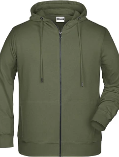 Daiber 8026 Pánská mikina s kapucí 02.8026 olive