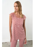 Vamp - Dvoudílné dámské pyžamo – BOWY 18045 - Vamp
