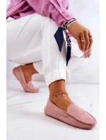 Dámské Semišové Mokasíny růžove Morreno