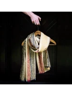 Šála Sz16443 hnědo.žlutá - Art Of Polo