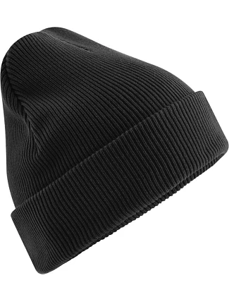 Beechfield B 830N Pletená čepice z bio bavlny 53.830N black Beechfield B 830N Pletená čepice z bio bavlny 53.830N black