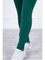 Široká žebrovaná sada zelená