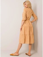 Šaty LK SK 508005.07P tmavě žlutá