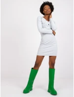 Šaty RV SK 7438.17 světle šedá