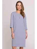 Dámské šaty S394 holubičí šedá - Stylove