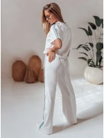 Dámská tepláková souprava oversize SPORT LIKE bílá FashionStreet AY1144 Dámská tepláková souprava oversize SPORT LIKE bílá FashionStreet AY1144