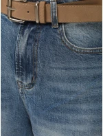 Dámské džínové kalhoty s páskem FashionStreet UY2886 Dámské džínové kalhoty s páskem FashionStreet UY2886