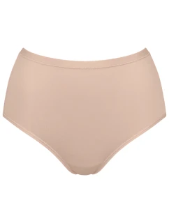 Dámské kalhotky GO Daily Cotton Highwaist - BROWN - sv. hnědá 00LZ - SLOGGI