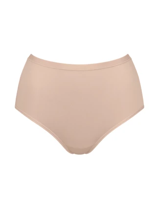 Dámské kalhotky GO Daily Cotton Highwaist - BROWN - sv. hnědá 00LZ - SLOGGI