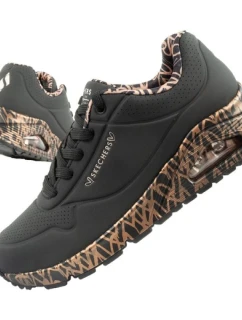 Skechers Uno-Loving Love dámské sportovní tenisky módní černé dámské boty