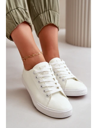 Dámské kožené šněrovací klasické tenisky bílé Misima Dámské kožené šněrovací klasické tenisky bílé Misima