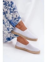 Dámské Espadrilky S Pletením Vinceza 13624 Bílé