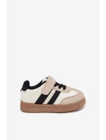 Sportovní Obuv Tenisky Dětské Na Suchý Zip Béžové Adelina