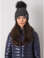 Dámská čepice 17 tmavě šedá