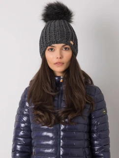 Dámská čepice 17 tmavě šedá