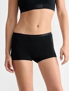 Dámské kalhotky GO Daily Cotton Short - Black - černé 0004 - SLOGGI