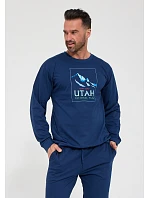 Pyžamo Cornette 322/332 Utah, dlouhé rukávy, velikosti S–2XL Pyžamo Cornette 322/332 Utah, dlouhé rukávy, velikosti S–2XL