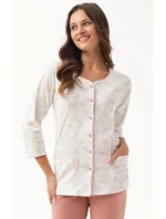 Dámské pyžamo Luna 668 3/4 3XL bez zipu