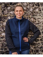 Result R 232F Dámská 2-vrstvá softshell vesta "Printable" 30.232F vivid green/black