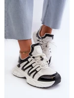 Dámské tenisky na masivní podrážce bílé Ellerai