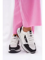 Dámské boty na platformě Big Star HI-POLY SYSTEM – bílo-černé