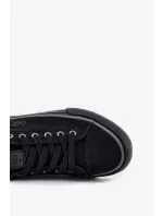 Pánské plátěné tenisky Big Star – černé