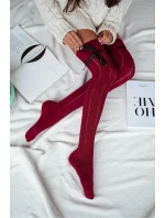 AŽUROVÉ PLETENÉ PONOŽKY SE STUHOU 0835.001 AŽUROVÉ PLETENÉ PONOŽKY SE STUHOU 0835.001