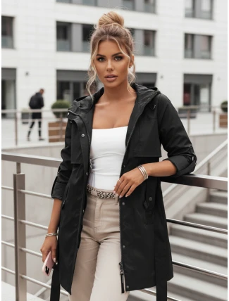 NOLES dámská přechodná bunda parka černá FashionStreet TY4278