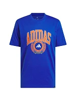 Pánské tričko adidas Varsity Crest modré JN2515 pánské