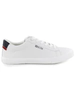 Pánské nízké tenisky z eko kůže bílé Big Star TT174001