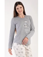 Dámské pyžamo dlouhé Forest party Dámské pyžamo dlouhé Forest party