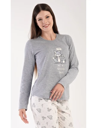 Dámské pyžamo dlouhé Forest party Dámské pyžamo dlouhé Forest party