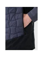Pánská péřová trekingová vesta s výplní Primaloft Black 4F 4FWSS25TVJAM177-22S pánské Pánská péřová trekingová vesta s výplní Primaloft Black 4F 4FWSS25TVJAM177-22S pánské