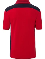 Daiber JN 858 Pánské pracovní piqué polo - Color 02.0858 red/navy Daiber JN 858 Pánské pracovní piqué polo - Color 02.0858 red/navy