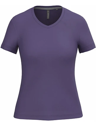 Kariban K 381 Dámské tričko s výstřihem do V 20.K381 purple Kariban K 381 Dámské tričko s výstřihem do V 20.K381 purple