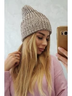 Dámská čepice Delia K260 tmavě béžová