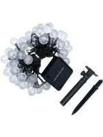 SOLÁRNÍ ZAHRADNÍ SVĚTLO GIRLANDA SOLÁRNÍ ŘETĚZ 4,9 M 40LED MULTICOLOUR