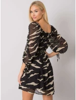 Šaty LC SK 22K 3040.19P černobílý