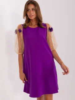 LK SK 506733 šaty.85 fialová