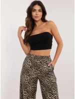 Kalhoty LK SP 509799.38 černé a béžové Kalhoty LK SP 509799.38 černé a béžové