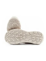 Lee Cooper dámská sportovní obuv zimní trekingová zateplená krémová ekologická kůže dámské