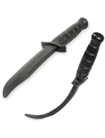 Gumová figurína cvičného nože, černá - ARW-5051 Gumová figurína cvičného nože, černá - ARW-5051