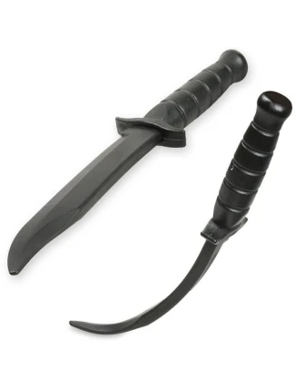 Gumová figurína cvičného nože, černá - ARW-5051 Gumová figurína cvičného nože, černá - ARW-5051
