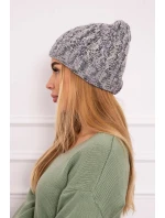 Dámská čepice Eliza K205 grey+violet