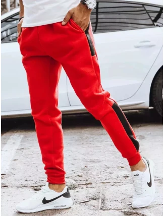 FashionStreet červené pánské tepláky UX3730