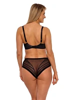 Kalhotky Gaia GFB 1397 Alicia, brazilský střih, černé, velikosti S–2XL