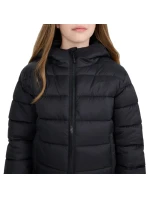 Dětská péřová bunda 4F U0704 tmavě černá 4FJWAW25TDJAU0704 20S