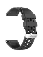 Řemínek pro chytré hodinky GIEWONT GW440 GWP440-1 - silikonový černý Řemínek pro chytré hodinky GIEWONT GW440 GWP440-1 - silikonový černý