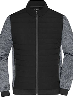 Daiber JN 1866 Pánská hybridní bunda 02.1866 black/carbon melange